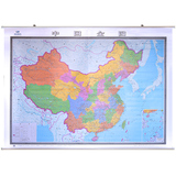 新版 中国地图挂图2米X1.5米 超大 高清防水覆膜 大气 办公室会议室专用