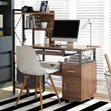 简易电脑桌办公桌子书桌省空间台式飘窗可移动拐角家用环保多功能