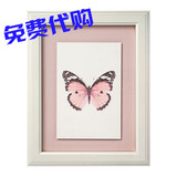 北京宜家 免费代购 正品 比加顿家居装饰图片梦幻蝴蝶画框相框