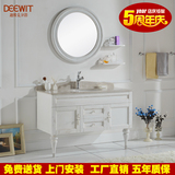 欧式浴室柜组合 美式红橡木卫浴柜落地 后现代洗手盆柜组合6033