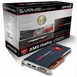 蓝宝石AMD FirePro V5900 专业图形显示卡（2GB/GDDR5）支持三屏