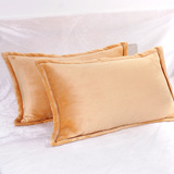 艾皙珊瑚绒枕套加厚枕头套保暖法兰绒双人枕头罩一对特价正品包邮