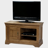 纯实木卧室小电视柜/全橡木客厅小桌子台桌/复古家具法式新款1m