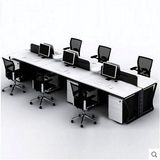 职员办公桌工作位多人组合电脑桌椅公司员工屏风上海办公家具四人