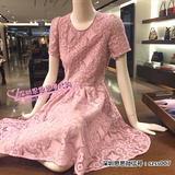 BURBERRY/博柏利女装英国蕾丝A字连衣裙40046191香港代购
