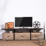 房间柜电视美式乡村地中海液晶电视柜收纳柜实木客厅现代简约柜子
