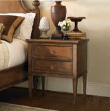 美式床头柜美式家具地中海风格欧式乡村田园卧室储物实木床头柜