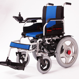 上海吉芮电动轮椅车残疾人老人老年代步车轻便折叠带坐便D1801
