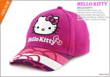 Hello Kitty儿童帽子可调太阳帽儿童蝴蝶结KT猫棒球猫女童帽16405