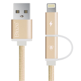 Biaze iphone5s数据线iphone6/6S充电器苹果安卓二合一 USB充电线