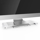 铝合金笔记本电脑支架 苹果macbook桌面显示器充电散热底座增高架
