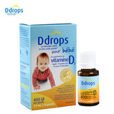 加拿大Baby d drops婴幼儿童维生素D3滴剂VD宝宝ddrops补钙 90滴