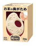 日本代购直邮people日本纯国产大米制造磨牙咬咬玩具固齿器磨牙胶