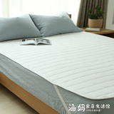 日式良品全棉床垫榻榻米席梦思防滑床褥子可折叠垫被1.8m床护垫
