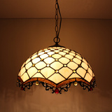 帝凡尼创意吊灯洛可可风格餐厅卧室书房过道温馨暖色珠子吊灯灯具