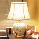 景德镇陶瓷台灯中式创意时尚装饰台灯欧式田园卧室床头手绘台灯