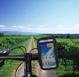 自行车手机支架防水包iPhone5 三星S4 S3 note2导航防水触控包