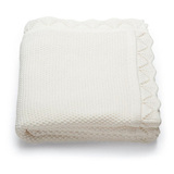 天妈独家 挪威S家原单  婴儿纯棉针织盖毯宝宝抱毯推车毯毛毯