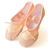 儿童舞蹈鞋女童芭蕾舞鞋成人体操鞋现代舞练功鞋软底粉瑜伽猫爪鞋