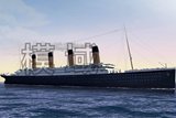 包邮西西利 1:550 电动带灯光泰坦尼克号超级邮轮塑料拼装船模型.