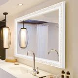 众想 欧式浴室镜卫生间镜子壁挂装饰镜卫浴镜厕所洗手间镜台盆镜