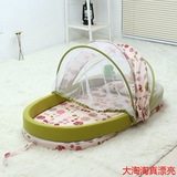 多功能可折叠婴儿床欧式床中床便携式bb床宝宝旅行床手提婴儿提篮
