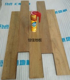 二手全实木地板 重蚁木素板 A板  大自然品牌  铺好可上木蜡油