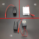 小便感应器配件 小便斗感应电源电池盒 小便池4节5号电池盒 DC6V
