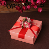 诗诺结婚大号创意喜糖盒子婚礼方形满月糖果包装礼品纸盒成品盒T