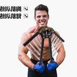 臂力器40kg60公斤无级可调节臂力棒50kg30公斤扩胸肌健身器材家用