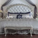 雅代罗 欧式法式意大利双人床实木雕花床别墅小户型简约现代婚床
