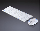 雷柏9060无线键盘鼠标套装 无线超薄键鼠套装 苹果白无线键盘包邮