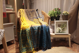 沙发垫罩套布艺四季美式地中海沙发毯防滑盖巾休闲毯外贸床毯桌布