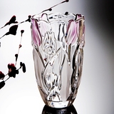 KLST 郁金香 玻璃花瓶 台面花瓶 欧式 家居客厅饰品摆件