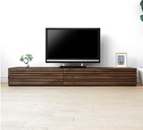 纯实木电视柜白橡木1.80米带抽储物电视机柜简约现代北欧原木家具