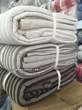 选不了花色选这个 新疆天竺棉针织床笠式四件套可裸睡经典条纹
