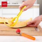 ABS爱彼此 西瓜勺水果挖球勺子去皮挖瓤水果肉冰淇淋勺西瓜挖球器