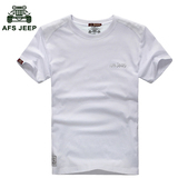 AFS JEEP正品短袖 2016夏装新款男装T恤 男士圆领纯棉半袖汗衫