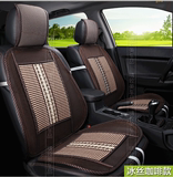 纯天然汽车坐垫夏季木珠子座垫通用靠背单片凉垫透气简约商务凉席