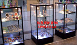 韶关精品货架钛合金精品展柜珠宝工艺品展示柜玻璃柜手表小玻璃柜
