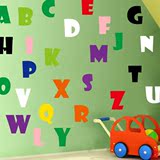 汇祥云2016英文字母早教中心儿童房服装玩具店幼儿园PVC墙贴YR020