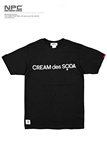 【NPC】CreamSODA 潮牌男装品牌LOGO字母印花男士圆领短袖T恤