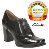 Clarks其乐 15秋冬款女鞋Ciera Brine粗跟系带商务鞋海外直邮