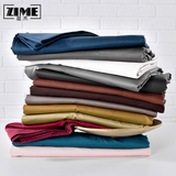 ZIME/滋木60支埃及棉纯棉床单1.5/1.8米床单单件全棉加厚纯色家纺