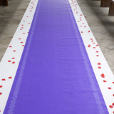 婚庆用品布置 唯美紫色地毯 红地毯 结婚用品一次性地毯 婚庆专用