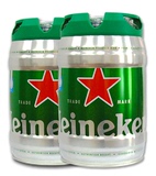 荷兰Heineken/喜力桶装啤酒 每桶5L 白啤 皮尔森白啤 拉格 生啤
