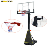sba305-023成人篮球架户外可升降标准篮球框家用室外移动投篮架子