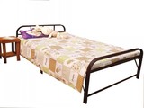 钢木折叠实木床单人床80CM 1米双人床1.2儿童床折叠床 杉木床