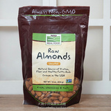 美国 Now Foods Almonds 天然/未漂白/无盐 杏仁 454 克