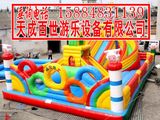 促充气城堡 蹦蹦床儿童乐园室外气模玩具大型 滑梯游乐设备欢迎选